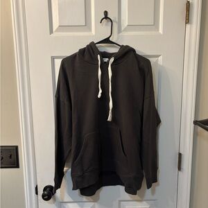 Aerie Charcoal Hoodie: Size Large